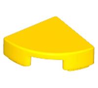 LEGO Tile, Round Quarter Circle 1 x 1, Part 25269 (Yellow, 50, Bricks)