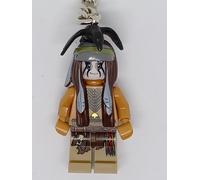 LEGO TONTO LONE RANGER MINIFIGURE KEYRING KEYCHAIN 850663 RARE RETIRED