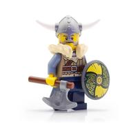 LEGO Viking #1 Action Figure Set with Axe and Shield - Expand your Viking Village with Viking Action Figures and Weapons