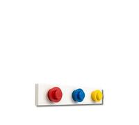 coat rack 33 x 6.5 cm polypropylene red/yellow/blue