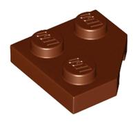 LEGO Wedge, Plate 2 x 2 Cut Corner, Part 26601, Part 26601, Choose Your Colour (Reddish Brown, 10, Bricks)