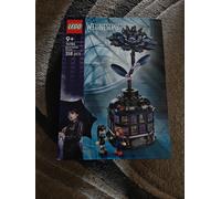 LEGO® Wednesday Black Dahlia Flower Halloween Gift, Faux Plant Room Decor 76784