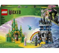 LEGO Wicked Emerald City & Kiamo Ko Castle Toy - Play & Display Model - incl. Elphaba & Glinda Mini Dolls, plus a Monkey & Accessories - Gift for 9+ Year Old Girls & Movie Fans - 75689