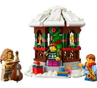 LEGO Winter Gazebo 40778, 245 Pieces, Multicoloured Plastic Building Blocks, Ages 8 and Up