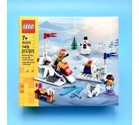 LEGO Winter Snowball Fight (40424) Minifigures Husky Dog Snowman Catapult