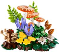 LEGO Botanicals Woodland Mushrooms - Artificial Plants Set for Adults - in Toadstool & Faux Flowers for Living Room or Bedroom Decor - DIY Gift Idea - 11505