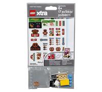 Lego Xtra - Brick Stickers - 5 sticker sheets and Parts