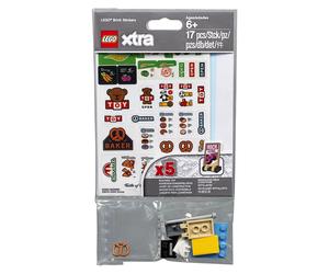 Lego Xtra - Brick Stickers - 5 sticker sheets and Parts