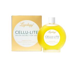 Legology Cellu-Lite Anti-Cellulite Oil for Legs - Lymphatic Drainage Cellulite Massage Oil with Stimulating Aromatherapy Oils & Lymphology Complex - Smooth, Firm & Detox Skin - 100ml