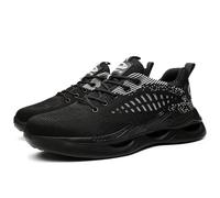 Legou Labor Insurance Shoes Steel Head Safety Protection Breathable Comfortable wear-Resistant Non-Slip Grey 8.5