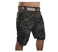 Legou Outdoor Shorts Men's Tactical Shorts Special Soldiers Military Camouflage Shorts Camouflage Black 6XL
