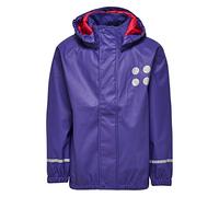 Legowear Girl's Lego Girl Jamaica 101 - Rain Jacket Plain Rain Jacket, Purple (Dark Purple), 12 Years (Manufacturer Size:152)