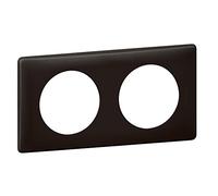 Legrand 066742 Céliane Powder Plate 2 Posts Basalt Finish