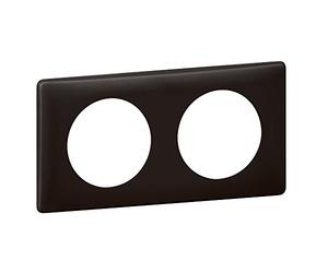 Legrand 066742 Céliane Powder Plate 2 Posts Basalt Finish
