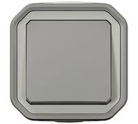 Legrand Plexo Wet Room Switch IP55 IK08 Grey 10 AX Illuminated 069713L