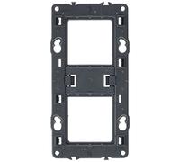 Legrand - 080252 Screw Holder for Mosaic, Céliane or Soliroc - 2 Posts or 4 to 5 Modules - Black