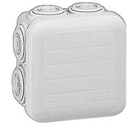 Legrand 092005 PleXo Junction Box 65x65mm IP55 Light Grey IK07