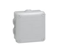 Legrand 092022 Plexo Square Junction Box, Dimensions 105 mm x 105 mm x 55 mm, Grey