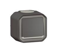 Legrand - 10A light switch - Plexus - Waterproof IP55 - Complete lighting control ready to install - Surface mount - Anthracite - 069782LE