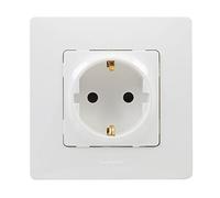 Legrand 396434 NL Socket 2P+T BL Monobloc, White, Single