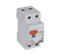 Legrand 402056E, Differential Switch, 2P, 25A, 30mA Sensitivity, Class AC, RX3