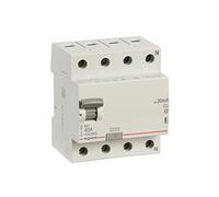 Legrand 402075 FI Circuit Breaker 40 A, 30 mA; Residual Current Circuit Breaker/RCD, 4-Pin - 40 A / 30 mA, 1 Piece