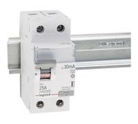 Legrand 411559 TX3 RCCB 25A 30mA 230V 50Hz 10kA for AC/DC