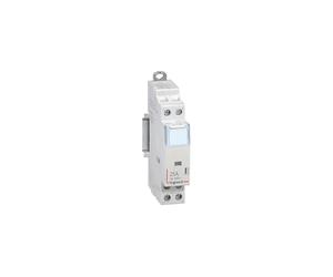 Legrand - 412505 - CX³ Power Contactor - 24V - Coil without Manual Control - 2P 250V 25A 2F - Contact 1 Module