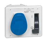 Legrand Built-In Outlet 230V 16A 3P IP44 P17 With Lock - 057300