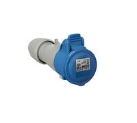 Legrand, CEE Socket, 16 A, Blue, 3-pin (2P + PE), 6h (230 V/16 A), Protection Class IP44, IK09, 090105