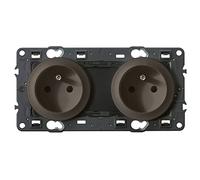 Legrand Céliane 099542 Double Socket with Earth 250 VoltsV Black