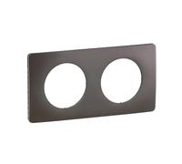 LEGRAND - Céliane Plate - Finishing Plate for Céliane Sockets and Switches - 2 Stations - Ash Grey