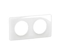 LEGRAND - Céliane Plate - Finishing Plate for sockets and switches Céliane - 2 Stations - White Enamelled