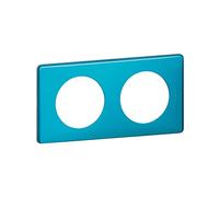 Legrand Céliane2 Double Plug Socket, Blue, LEG98876