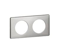 Legrand Céliane2 Double Plug Socket, Grey, LEG98872