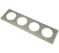 Legrand Céliane2 Plate with One Switch, Grey, LEG98879