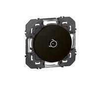 Legrand Compo LEG95282 TV Socket Dooxie Star Shielded Black Finish