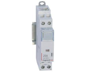 Legrand CX3 Remote Switch 230V 25A 2-NO Contacts Rail Snap-Lock