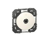 Legrand - Dooxie Armoured Star TV Socket White Finish - Blister Packaging