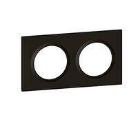 Legrand DOOXIE LEG600862 2P 2-Hole Socket/Switch Frame Velour Black Finish