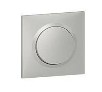 Legrand Dooxie LEG95032 CPT Push Switch 6A 250V~ Comes with Square Plate Aluminium and Claws Aluminium