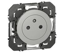 Legrand DOOXIE LEG95245 2P Aluminium Surface-Mounted Socket with Earth