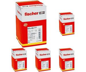 Legrand Fischer N 6 x 40/7 P Hammerfix Frame Fixing, Pack of 250, 50339, Zinc