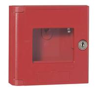 Legrand Key Cabinet Red Plastic IP44 IK07 Signal Contact 125x125x45 038054