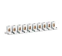 Legrand LEG34000 - Series Of 10 Separable TERMINALS capacity "2x6 mm²" and "15 mm pitch"