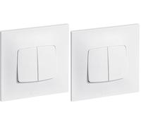 Legrand leg91325 Toggle/Two-Way Switch 230 V White (Pack of 2)