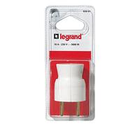 Legrand leg93901 Mono Plug 2P + T 16 A Output Cable Tidy White
