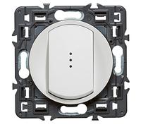Legrand - LEG99503 - Celiane2 Switch with an Indicator Light for Self-Installation - White [May not be Suitable for The UK Market]