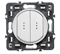 Legrand LEG99505 Celiane2-Control Switch Socket Double White
