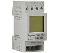 Legrand MicroRex D22 603781 Digital Weekly Timer 2 Channels 2-Module for DIN-rail with 230 V and 4000 W